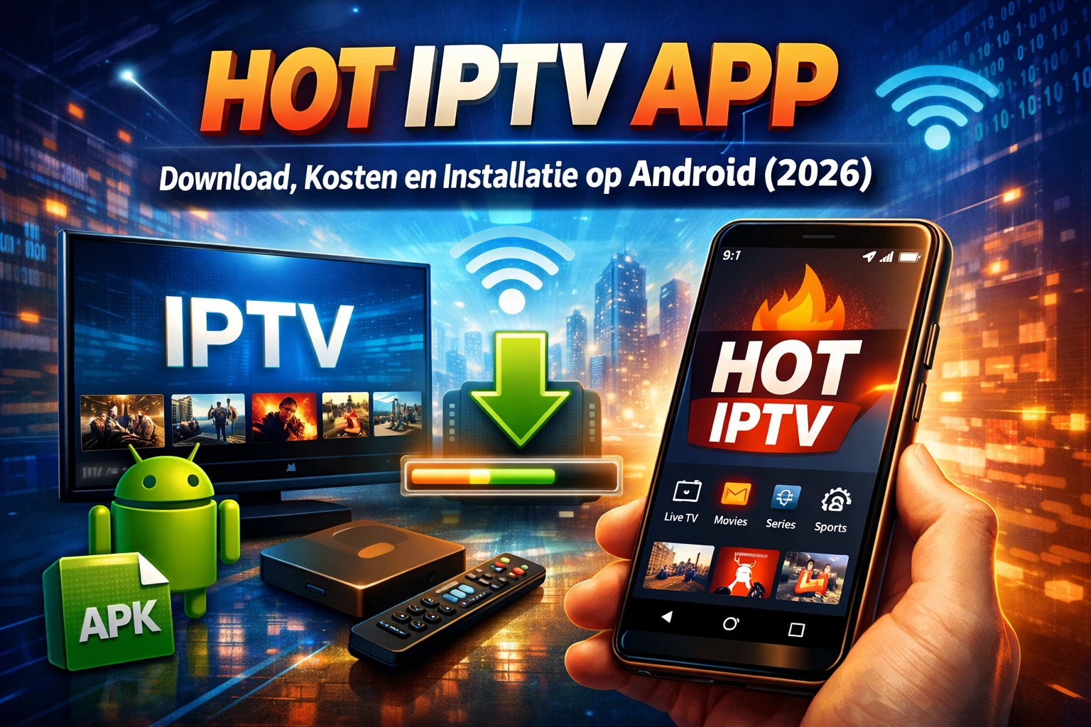 Hot IPTV App: Download, Kosten en Installatie op Android (2026)