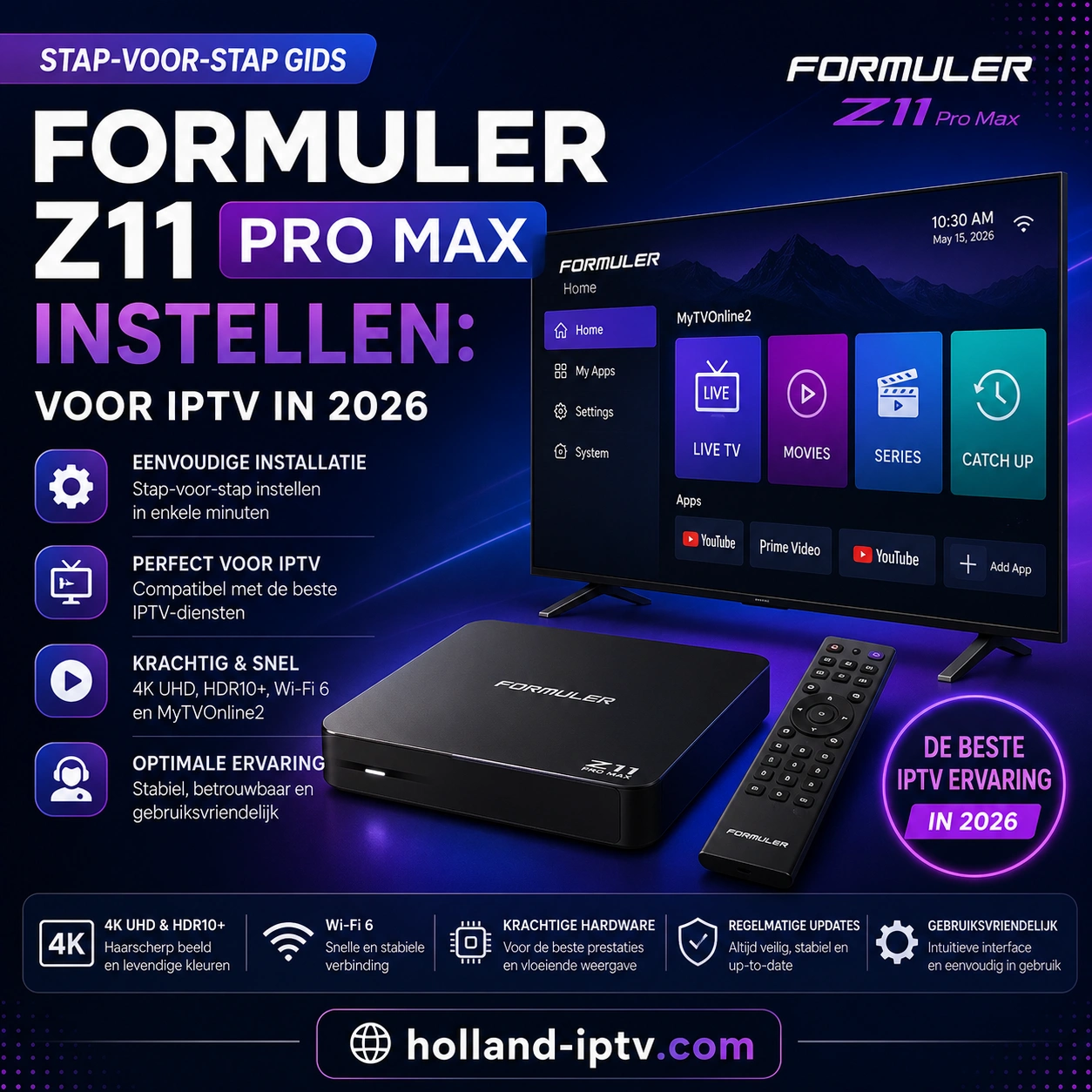 Formuler Z11 Pro Max instellen: complete gids 2026