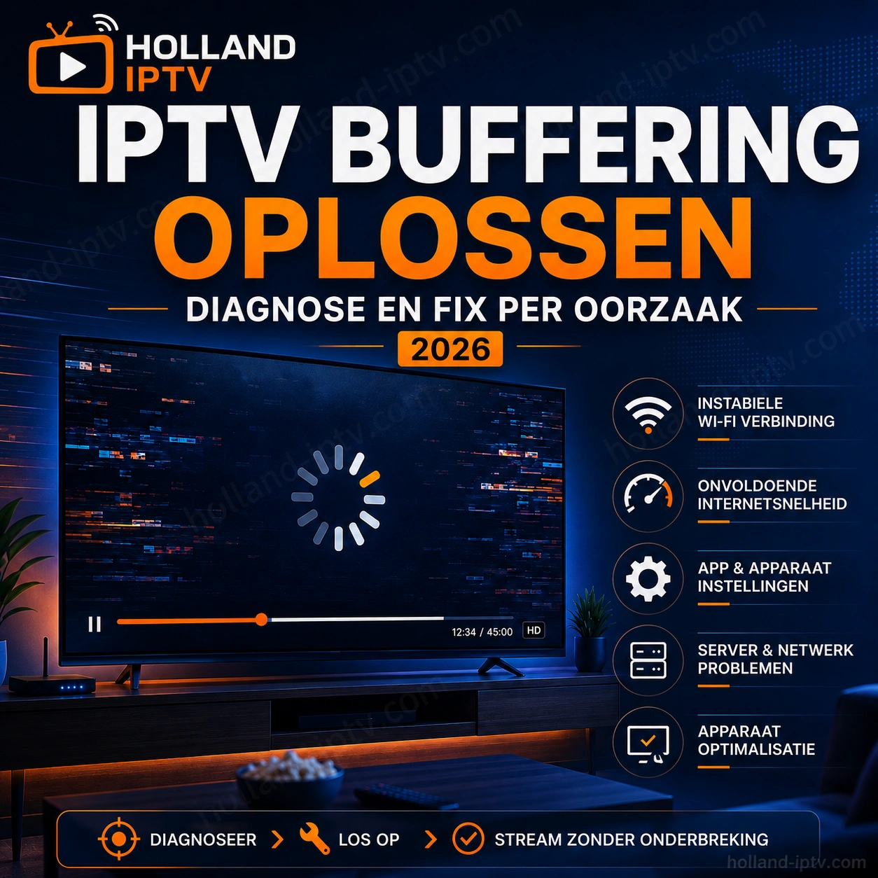 IPTV buffering oplossen: 7 fixes die echt werken (2026)